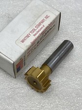 1 x 10mm Woodruff Keyseat Cutter TiN Coated, Whitney Tool USA, Straight