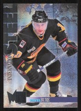 1995 Fleer Metal PAVEL BURE Hockey International Steel card VANCOUVER CANUCKS