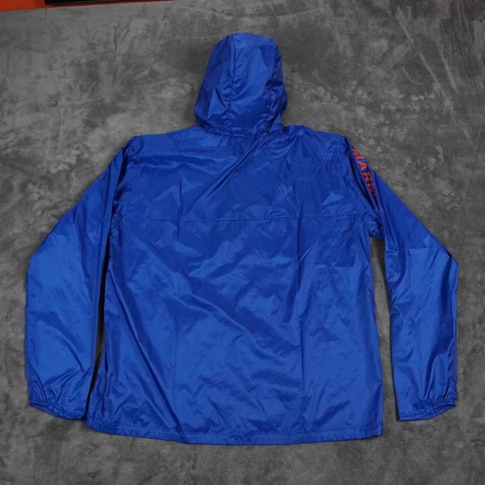 MARMOT Brooklyn Air  Jacket Mens Extra Large Blue Windbreaker Coat Sellout Logo - Image 2 of 4