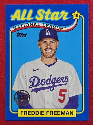 2024 Topps Series 2 FREDDIE FREEMAN 89 Topps All-Star #89ASB-32 Blue SP Dodgers