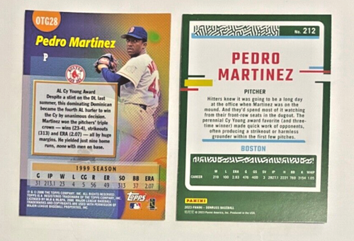 2000 Topps - Own the Game #OTG28 Pedro Martinez HOF - Picture 2 of 4