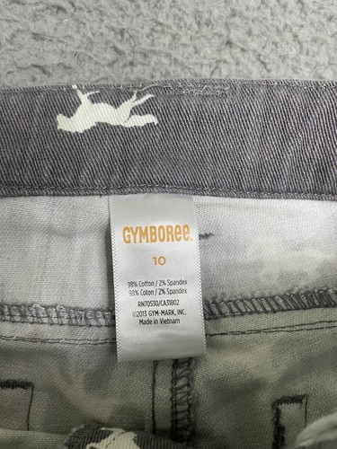 Gymboree Jeans Gray with Horse Print Size 10 girls adjustable waist pants - Picture 3 of 8