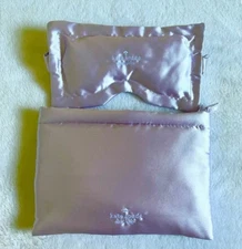 Kate Spade Eye Sleep Mask and Pouch Sleepwear Lavender Satin