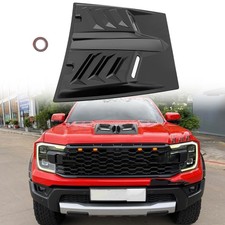 Glossy Black Hood Vent Scoop Bonnet Air Flow Intake Trim Cover For Ford Ranger