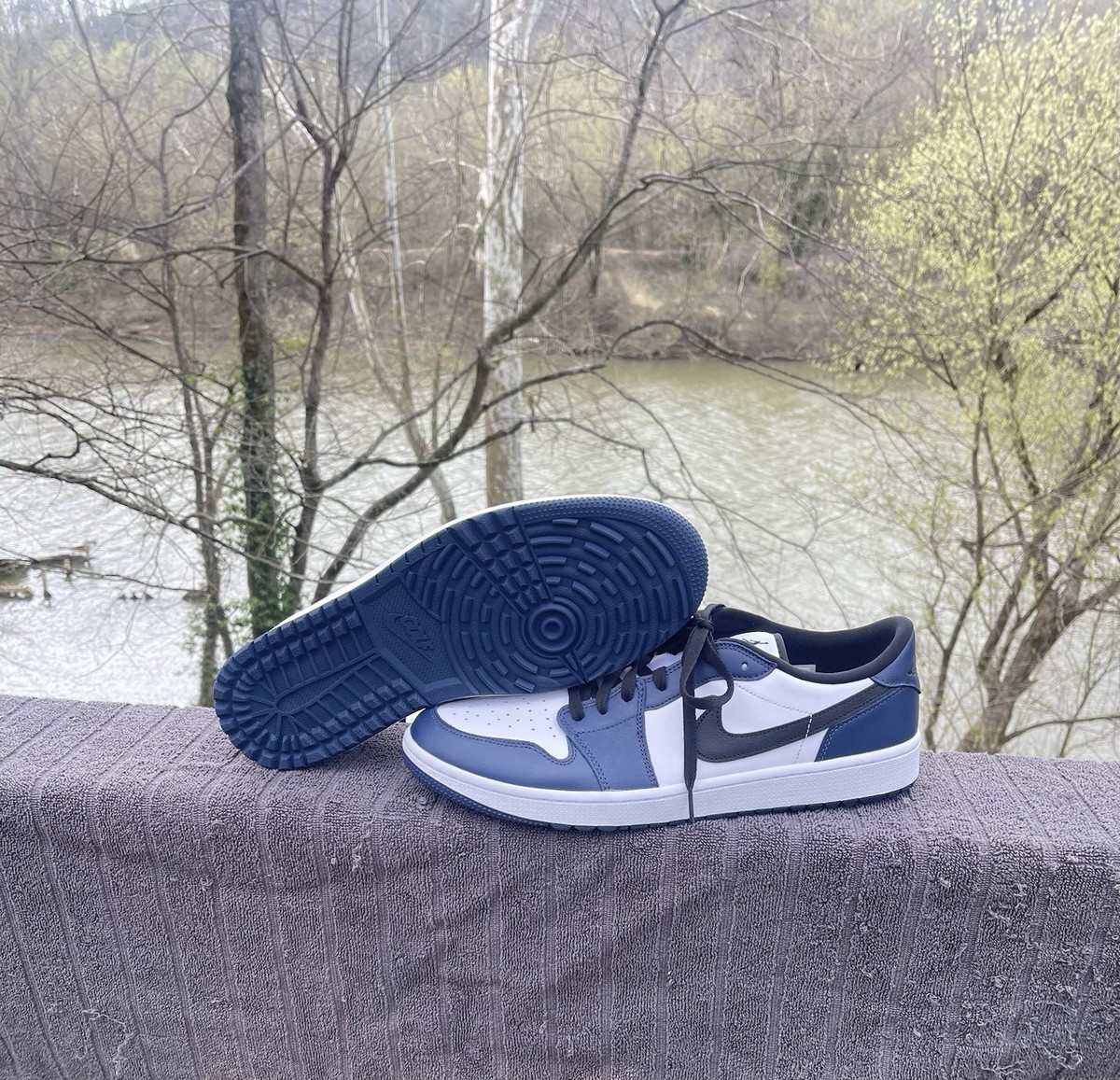 Nike Air Jordan 1 Low Golf 'Midnight Navy' DD9315-104 Men's Shoes