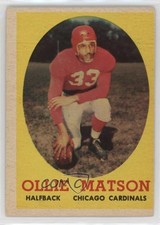 1958 Topps Ollie Matson #127 HOF 0z0n