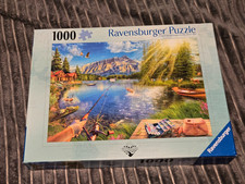 Ravensburger Life At the Lake -1000 Pc Jigsaw Puzzle - Complete