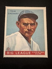 1977 Dover Publications Reprint Goudey #91 Tom Zachary Boston Braves