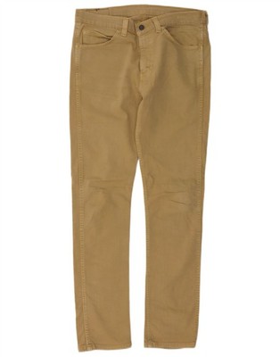 Levi's Mens 510 Skinny Jeans W34 L32 Beige Cotton AQ03