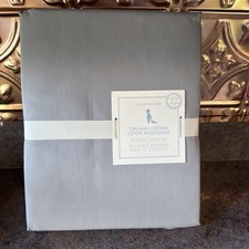 Pottery Barn Kids Super Soft Organic Gray Sheet Set Toddler Bedding NEW