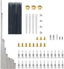 Alto Saxophone Repair Kit 92 Pcs Maintenance Replacement Tools for Wind Instr...