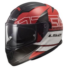 LS2 Stream Evo Kub Helmet (Gloss Black/Red)