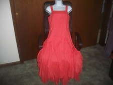womens sundress.midi.tiers.ruffled.METROSTYLE.size 6.small