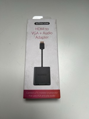Sitecom HDMI to VGA + Audio Adapter schwarz CN-351 v1 001