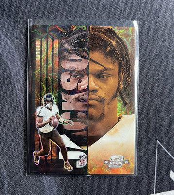 Panini Contenders Optic 2021 Lamar Jackson SI-3 Splitting Image /25 Ravens NFL