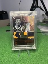 Donovan Mitchell Rookie Jersey Fusion Patch Card Utah Jazz NBA 2024 SportsCards. rookie card picture