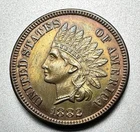 1882  INDIAN CENT   BU DETAILS   BETTER DATE  #2122