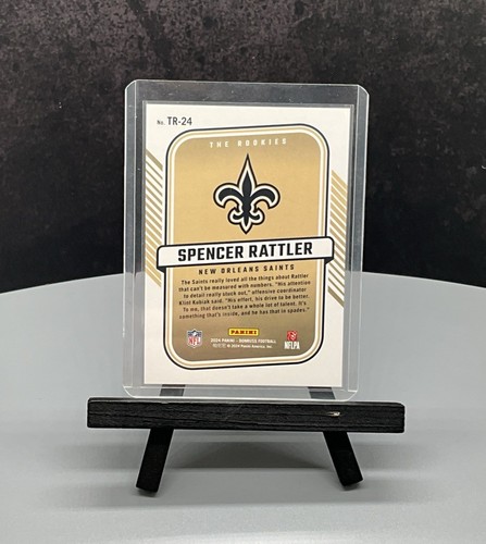 2024 Panini Donruss Spencer Rattler RC Optic Preview Red Pandora #359 PSA - Picture 7 of 7