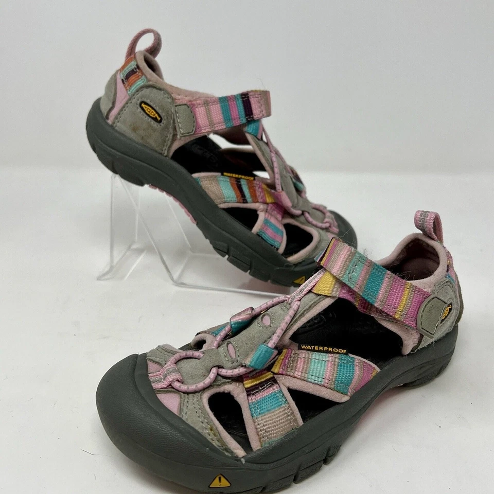 KEEN Kids Newport H2 Hiking Sandals-Multi Color, Pink/Gray - Toddler 12 Girl - Image 2 of 4