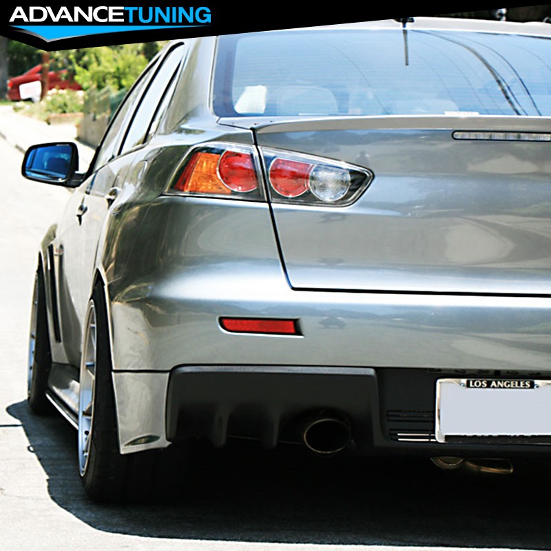 Fits 08-15 Mitsubishi Lancer Evolution X EVO Style Rear Bumper