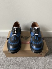 SUPREME FW25 DR. MARTENS 1461 3-EYE SHOE SKULL Royal Blue US Men's Size 9
