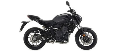 KOMPLETTER AUSPUFF ARROW WORKS DARK CAT CARBY CAP EcE FÜR YAMAHA MT-07 2021 > 2024