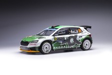 ixo 18RMC155B 1/18 Skoda Fabia Rally2 2023 Monte Carlo Rally #24 Model Car