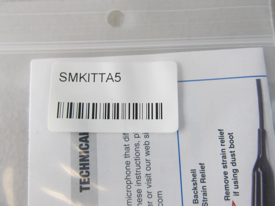 Lectrosonics TA5 Female Custom Connector Kit with 5pin Plug & Sleeve SMKITTA5 - Image 2 of 4