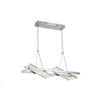 Artcraft Lighting AC7612 Palo Alto 30''W LED Linear Chandelier - Chrome