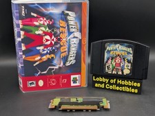 Saban's Power Rangers Lightspeed Rescue ( Nintendo 64 N64 ) Good Sticker -Tested