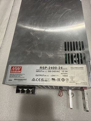 #ad NEW Mean Well MW RSP 2400 24 Switching Power Supply 200 240VAC 24V 100A $149.99