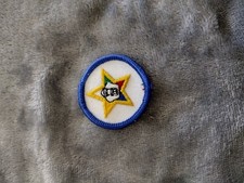 OES ORDER OF EASTERN STAR  Embroidered Sew On Cloth Patch FREEMASONS..LOT OF 5