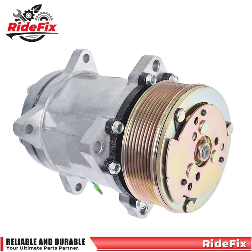 For Jeep Wrangler 1985-1990 Jeep Cherokee 1985-1987 AC A/C Compressor W/Clutch - Image 2 of 4