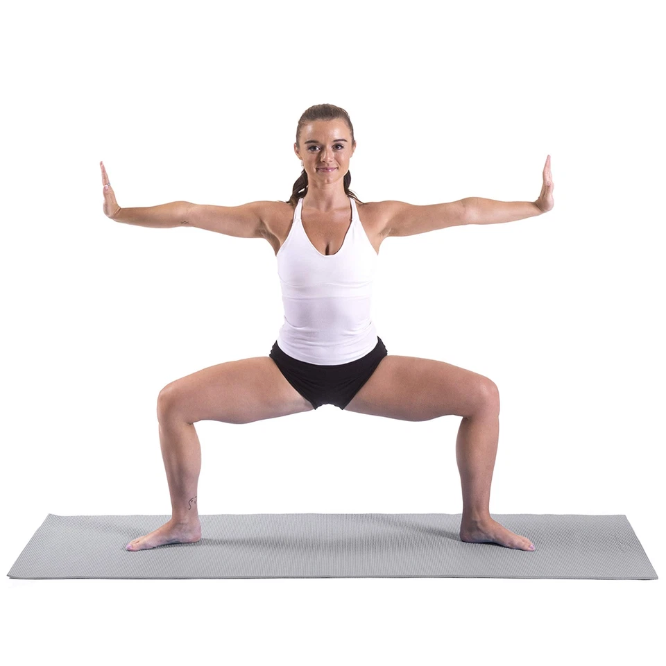 原装瑜伽锻炼垫 1⁄4 英寸(6 毫米)厚舒适稳定带 Carr... — 第 4/4 张图片