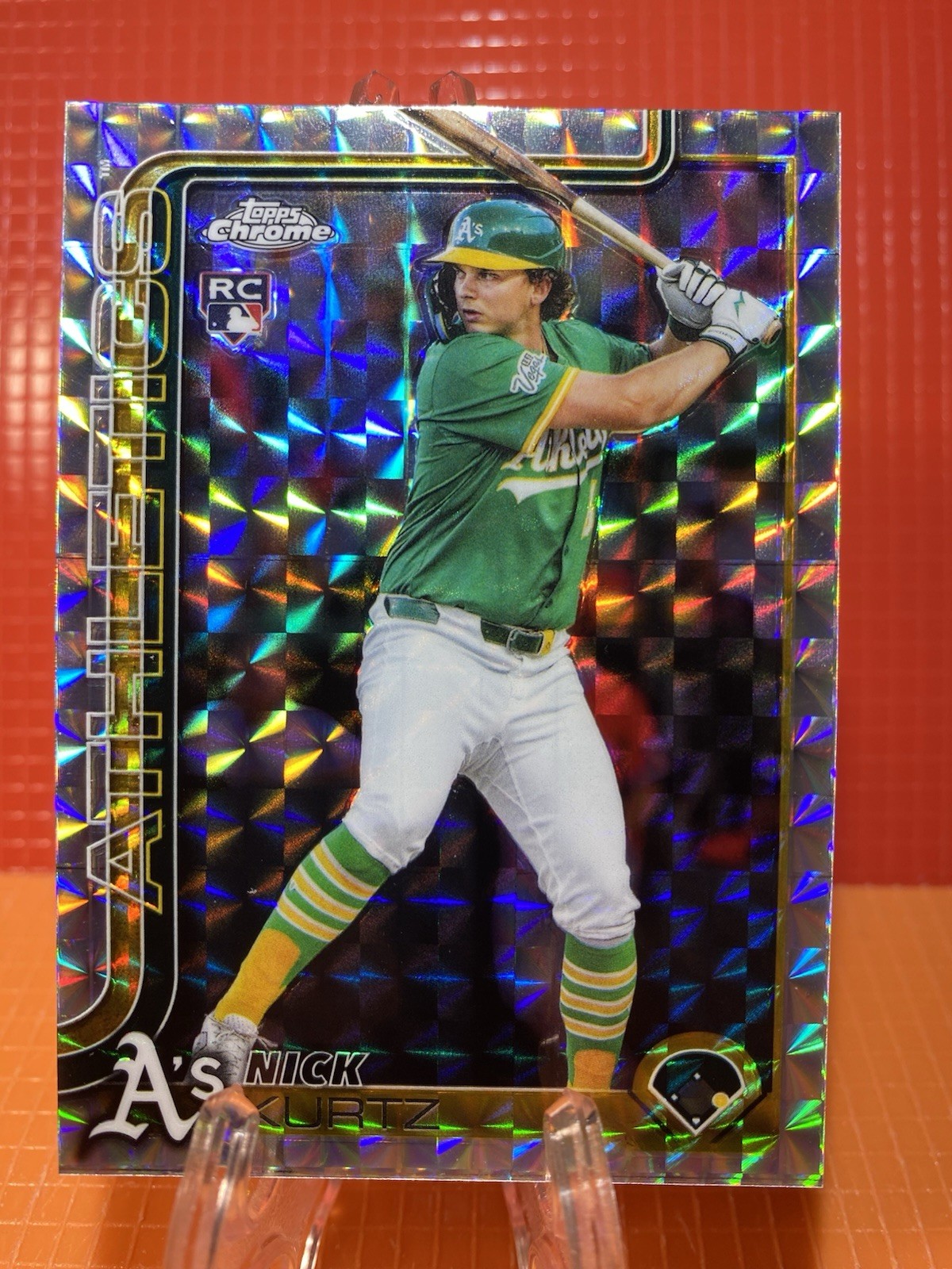 Nick Kurtz 2025 Topps Chrome Update Series - Geometric Refractor (RC) #USC178