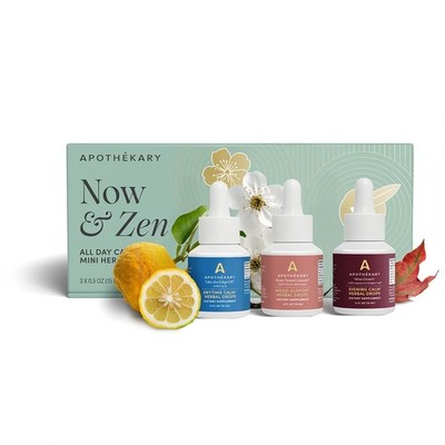 Now & Zen Starter Set, Mini Liquid Drops, Take The Edge Off With Yuzu, Rosé-T...