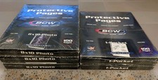 5 packs of 100 500 BCW 8" x 10" Photo  8 1/2 X 11 1-Pocket Pro Binder Pages