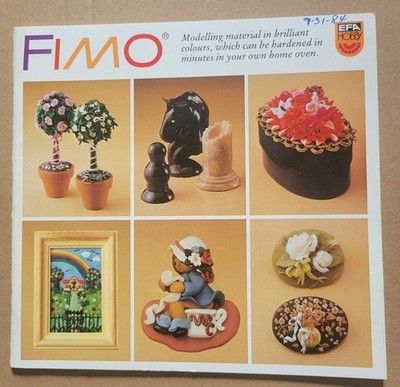 Vtg Fimo Instruction Booklet 1982 EFA Hobby Miniatures Dollhouses Games Crafts