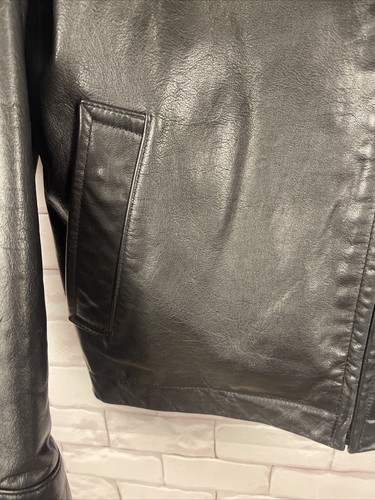 Banana Republic Vintage Leather Jacket Men’s Size XS —Excellent - Picture 3 of 7