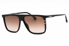 Image of CARRERA 172/N/S 807/HA Sunglasses Black Frame Dark Brown Lenses 58mm