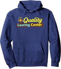 Retro Vintage Quality Learning Center School Quote Unisex Hooded Sweatshirt