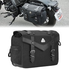 KEMIMOTO Borsa Posteriore Moto, 15L Borsa Laterale Moto Universale in Tela Cerat