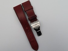 Genuine Tudor Leather Strap 22mm  Stainless Steel OEM Deployant Clasp St. Steel