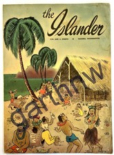 THE ISLANDER 1950s TIKI RESTAURANT TROPICAL BAR ARTWORK MENU POLYNESIA TACOMA