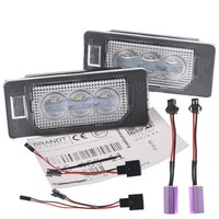 Brandt Kennzeichenbeleuchtung Cree LED FüR Skoda Yeti 5L 09-17 Superb II 3T