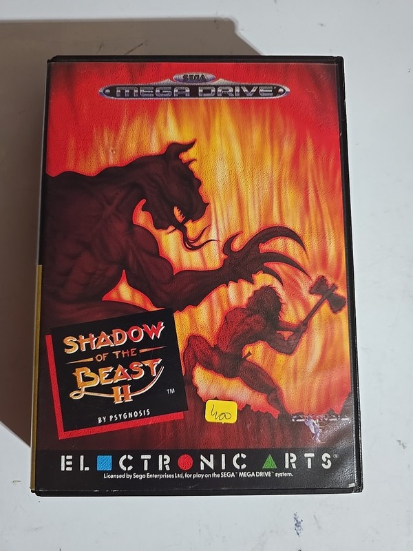 Shadow of the Beast II 2 SEGA Megadrive Mega Drive PAL Region Free Tested