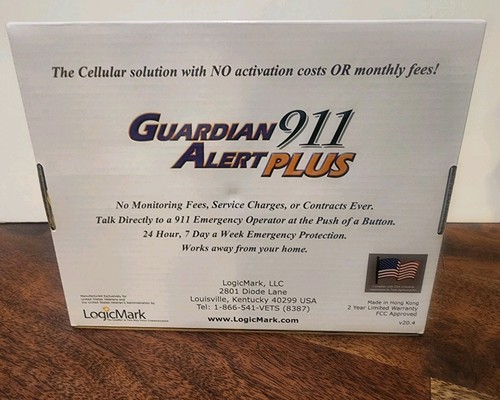 LogicMark Guardian Alert 911 PLUS 30711B Emergency Alert System New In Box - Picture 2 of 3