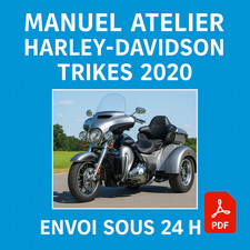 Manuel Atelier Harley Davidson Trikes 2020 Revue Technique Moto RMT CD PDF