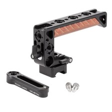 Wooden Camera NATO Handle Plus V2 Kit, Includes NATO ARRI 70mm Rail and 1.67" Sc