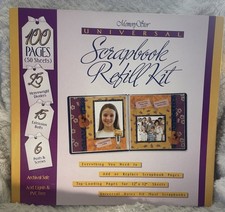NEW Memory Stor Universal Scrapbook Refill Kit 100 Pages 50 Sheets 